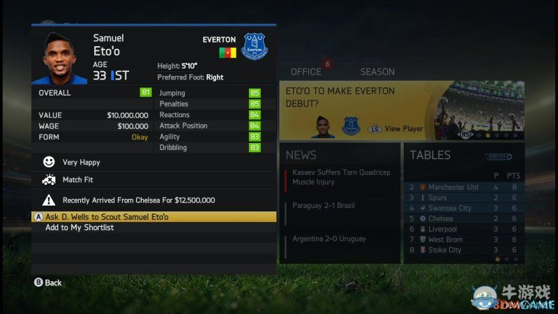 《FIFA 15》教練比賽模式與球員比賽模式圖文攻略