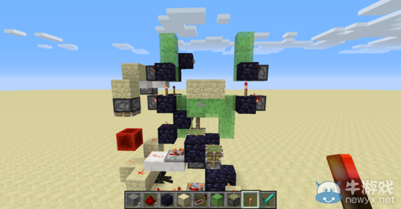 《我的世界》1.8史萊姆塊電梯圖文教程