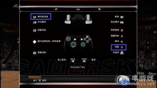 《NBA 2K15》手柄及鍵盤空接扣籃操作方法