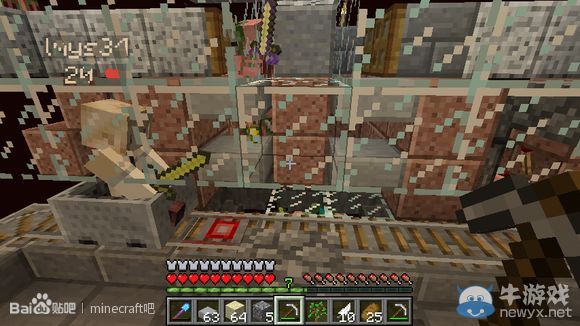 《我的世界》1.8+低消耗豬人塔制作教程