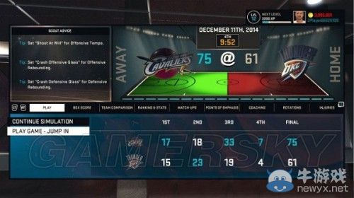 《NBA 2K15》My GM模式圖文簡(jiǎn)介