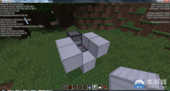 《我的世界》簡易連射TNT大炮制作教程