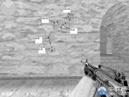 《反恐精英》AK與M4彈道詳解