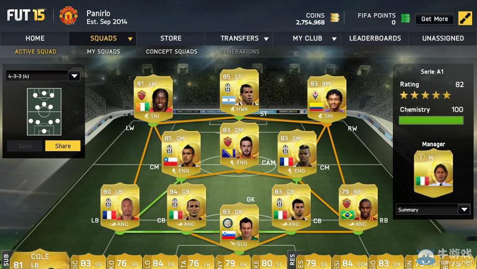 《FIFA 15》433-4陣型選擇及打法圖文心得