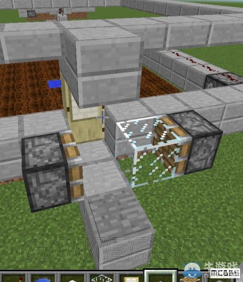 《我的世界》1.8版自動種植小麥塔建造圖文教程