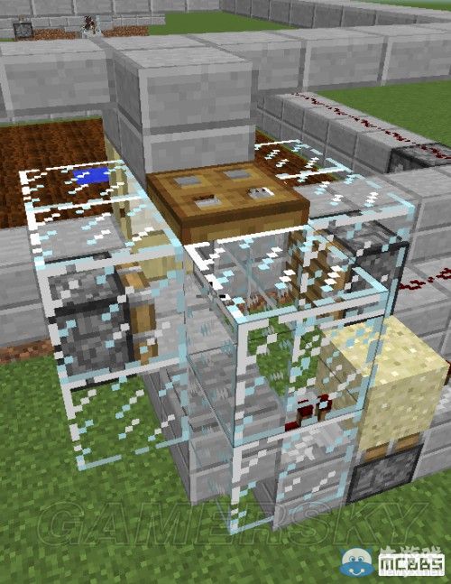 《我的世界》1.8版自動種植小麥塔建造圖文教程