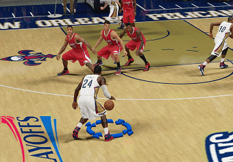 《NBA 2K15》后衛傳球與上籃操作圖文教程