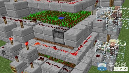 《我的世界》1.8版自動種植小麥塔建造圖文教程