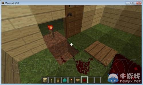 《我的世界》防止僵尸破門而入方法