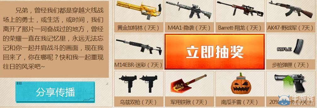 穿越火線和CF一起走過的日子活動介紹