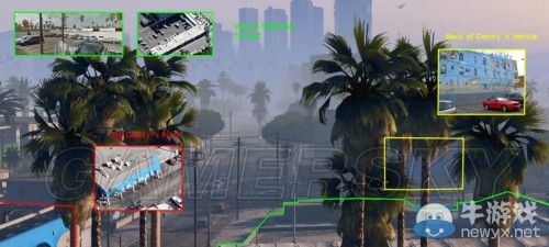 《GTA5》洛杉磯真實世界對照