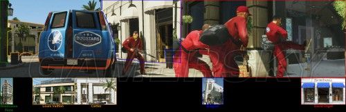 《GTA5》洛杉磯真實世界對照