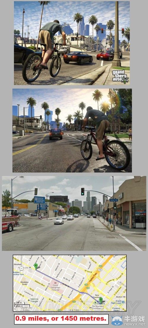 《GTA5》洛杉磯真實世界對照