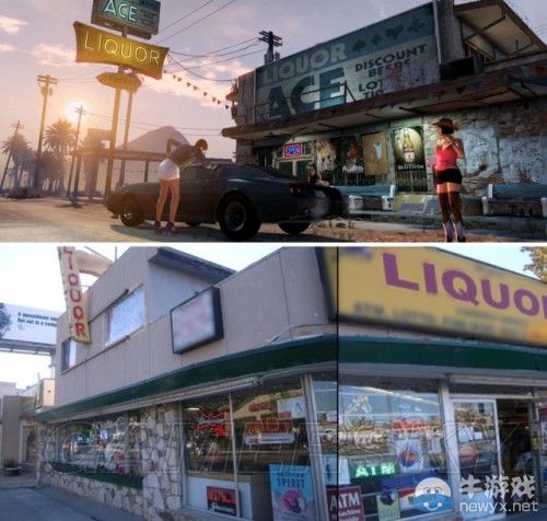 《GTA5》洛杉磯真實世界對照