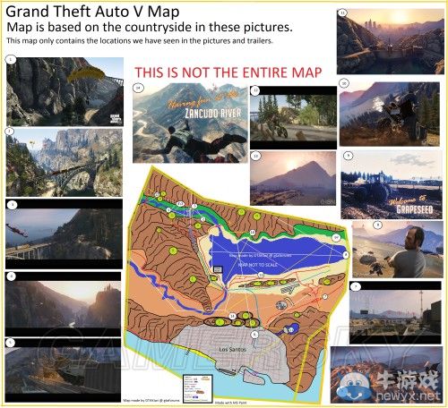 《GTA5》洛杉磯真實世界對照