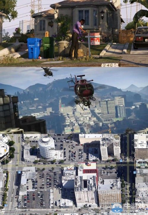 《GTA5》洛杉磯真實(shí)世界對(duì)照