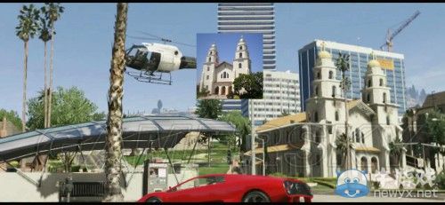 《GTA5》洛杉磯真實世界對照