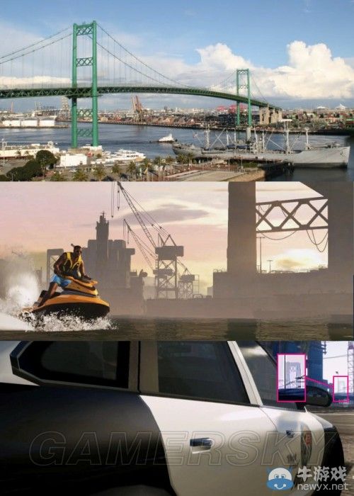 《GTA5》洛杉磯真實(shí)世界對(duì)照