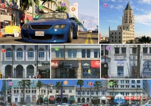 《GTA5》洛杉磯真實(shí)世界對(duì)照