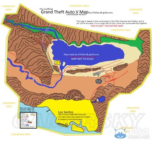 《GTA5》洛杉磯真實世界對照