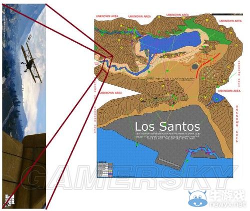 《GTA5》洛杉磯真實世界對照