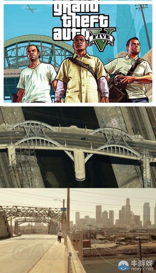 《GTA5》洛杉磯真實世界對照