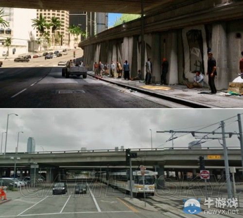 《GTA5》洛杉磯真實(shí)世界對(duì)照