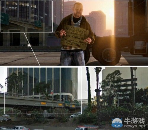 《GTA5》洛杉磯真實世界對照
