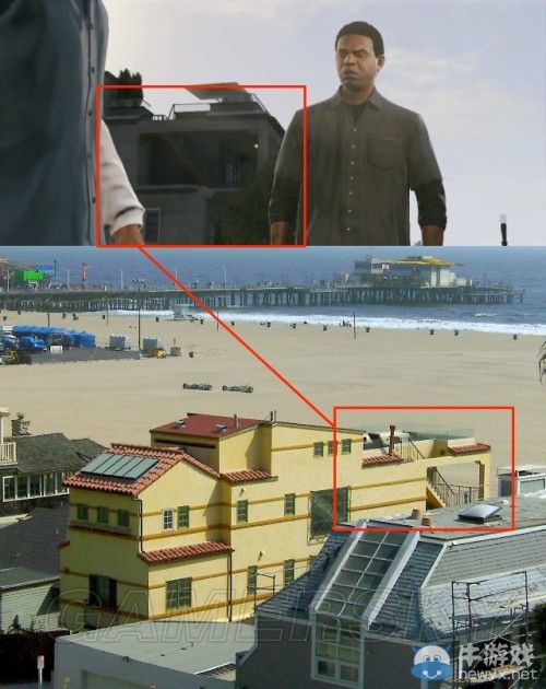 《GTA5》洛杉磯真實世界對照