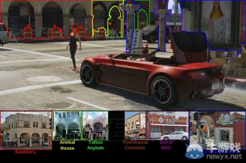 《GTA5》洛杉磯真實世界對照