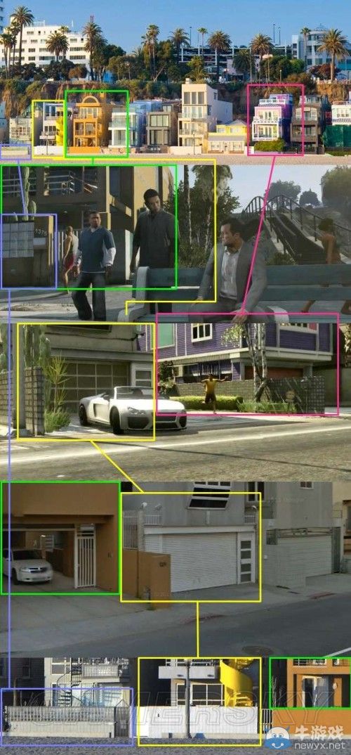 《GTA5》洛杉磯真實世界對照