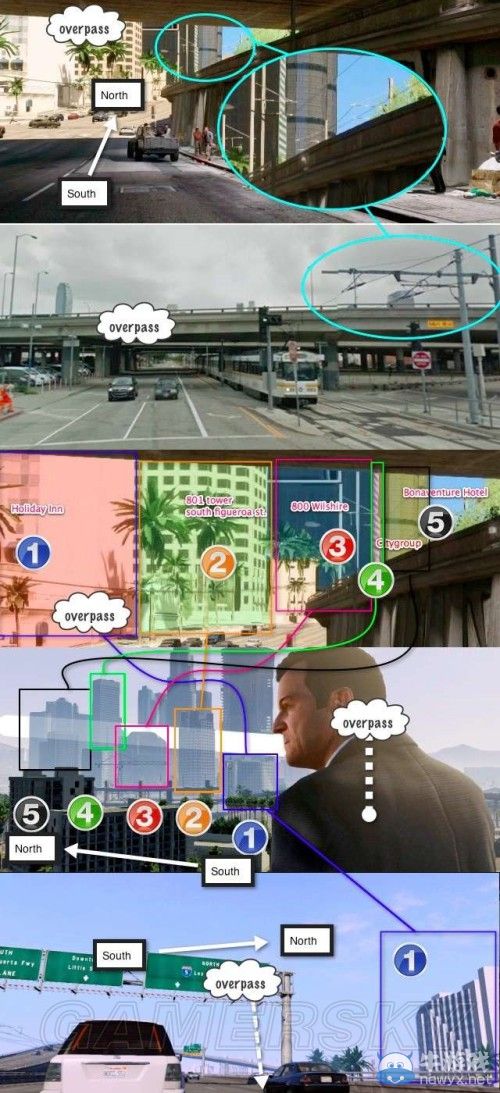 《GTA5》洛杉磯真實世界對照