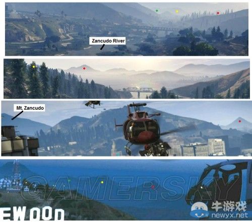 《GTA5》洛杉磯真實世界對照