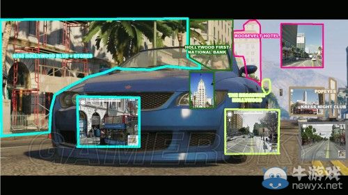 《GTA5》洛杉磯真實世界對照