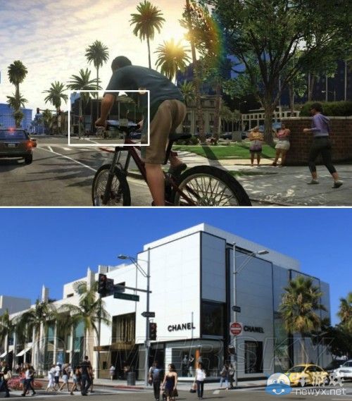 《GTA5》洛杉磯真實世界對照