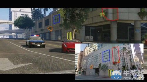 《GTA5》洛杉磯真實世界對照