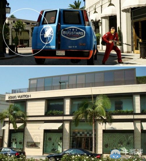 《GTA5》洛杉磯真實(shí)世界對(duì)照