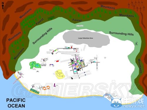 《GTA5》洛杉磯真實世界對照