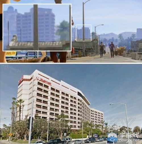 《GTA5》洛杉磯真實(shí)世界對(duì)照