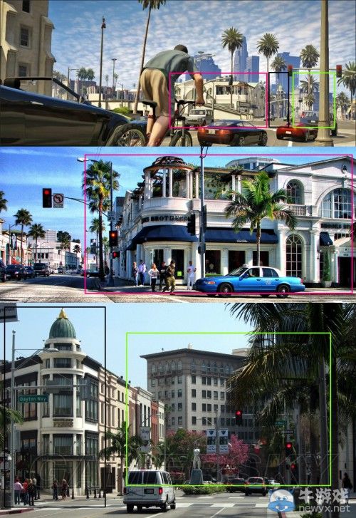 《GTA5》洛杉磯真實世界對照