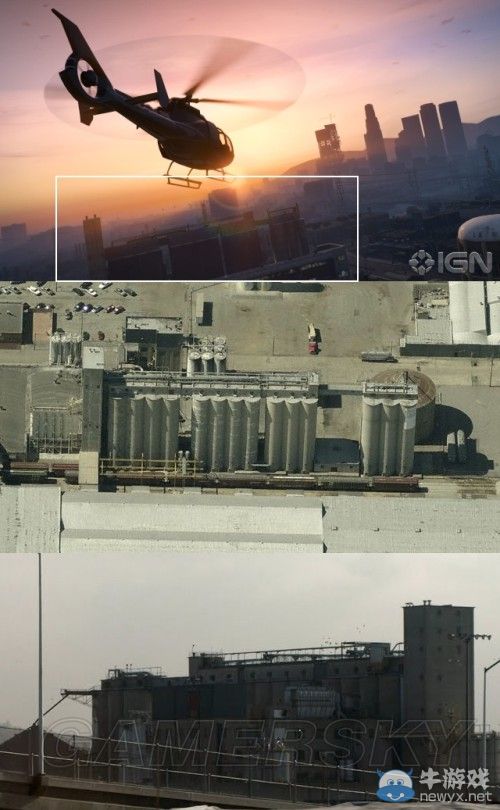《GTA5》洛杉磯真實世界對照