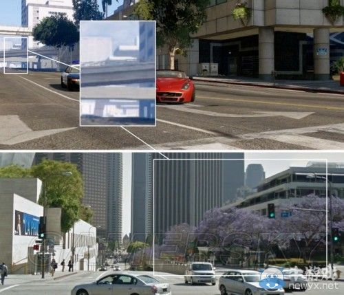 《GTA5》洛杉磯真實世界對照