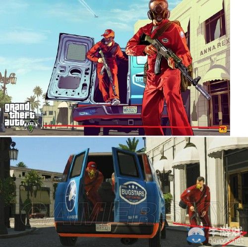 《GTA5》洛杉磯真實世界對照