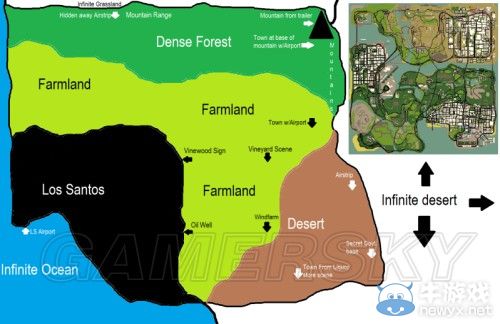《GTA5》洛杉磯真實世界對照