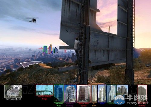 《GTA5》洛杉磯真實(shí)世界對(duì)照