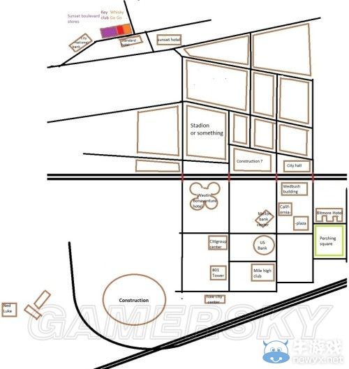《GTA5》洛杉磯真實世界對照