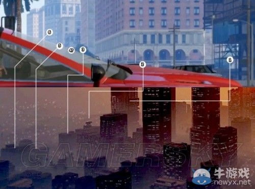 《GTA5》洛杉磯真實世界對照