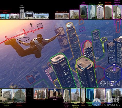 《GTA5》洛杉磯真實(shí)世界對(duì)照