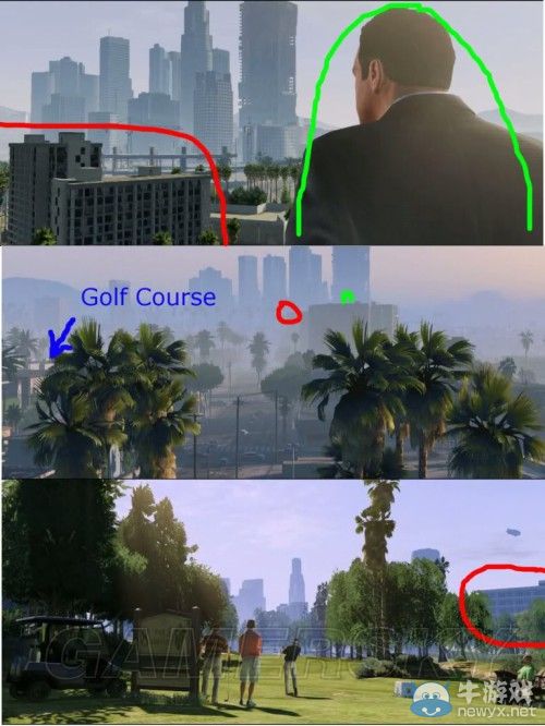 《GTA5》洛杉磯真實世界對照