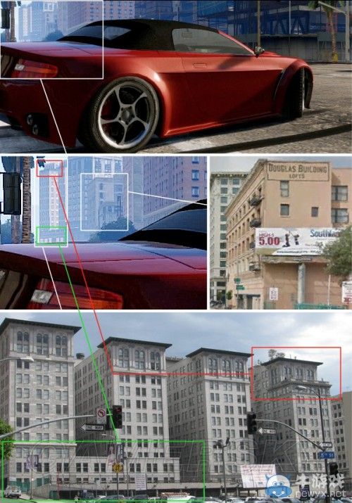 《GTA5》洛杉磯真實世界對照
